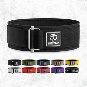 Cinturón de Gimnasio de Nailon de Primera Calidad con Cierre Automático para Levantamiento de Pesas, Crossfit y Entrenamiento de Fuerza, con Logotipo Personalizado y Cierre Rápido - Product Image 5