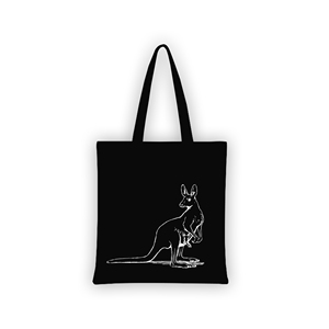 Sac fourre-tout moderne lavable avec impression personnalisée, motif zèbre blanc, sac en toile de coton 100% écologique réutilisable noir - Product Image 4