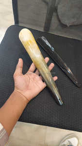 เขาขัดรองเท้าควายวัวแบน33ซม. สไตล์งานฝีมือธรรมชาติราคาไม่แพง - Product Image 5