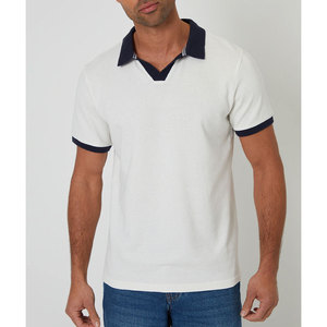 Camiseta Polo Personalizada para Hombre, 100% Algodón, Manga Corta, Camisetas Polo Casuales de Alta Calidad, Transpirables, OEM, ODM - Product Image 4