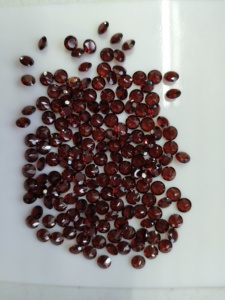 Granat rouge naturel 5,5 mm, taille brillant ronde, qualité supérieure, pierre précieuse en vrac pour la fabrication de bijoux - Product Image 5