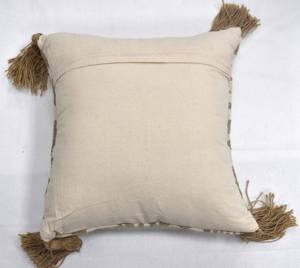 Funda de Cojín de Yute Estilo Bohemio, Hecha a Mano, Ecológica, para Sofá, Dormitorio, Sala de Estar, Venta al Por Mayor - Product Image 2