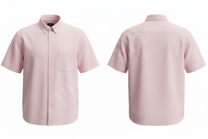 Camisas de Vestir para Hombre, Manga Corta, Cierre de Botones, Estilo Casual para Oficina, Corte Slim Fit, Verano, Fabricación Personalizada al por Mayor, Pro Felt - Product Image 5