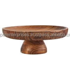 Présentoir à gâteau en bois de vente chaude avec un design unique à un niveau conception de finition personnalisée disponible présentoir à gâteau en métal avec taille personnalisée - Product Image 6