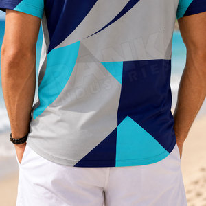 Camisas de Playa para Hombre Elegantes, Hechas de Spandex y Poliéster, Ropa de Playa con Tela Elástica, Camisas de Playa para Hombre con Tela de Secado Rápido - Product Image 5