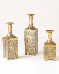 Adorno de Florero Metálico Radiante para una Decoración Glamurosa del Hogar, con un Acabado Brillante y Detalles Atractivos - Product Image 5