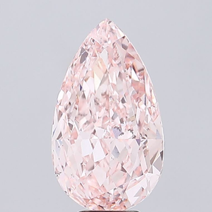 Diamant de culture exclusif, taille poire, rose intense fantaisie, pureté VS2, certifié IGI, coupe excellente, 8,03 carats, diamant non monté. - Product Image 1