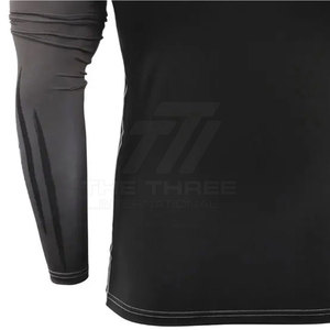 Custom Logo Training <b>Men</b> Rash Guard For Team Sports Performance Compression <b>Base</b> <b>Layer</b> Fitness Clothing - Product Image 6