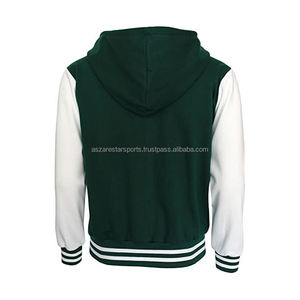 Veste bomber d'hiver pour homme / Veste de baseball universitaire vierge en gros - Product Image 4