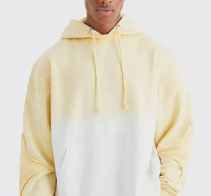 Sudadera con Capucha Oversize para Hombre, de Algodón y Felpa, con Logotipo Personalizado, Estilo Casual, Corte Regular, con Bolsillos, Moda Urbana - Product Image 3
