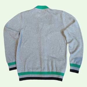 Adult Women's Casual Autumn School <b>Knit</b> Sweater V-Neck Pullover <b>Cardigan</b> with Embroidery Front Button - Product Image 4