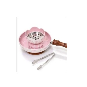 Quemador de Incienso y Carbón de Hierro y Latón Hecho a Mano y Personalizado con Mango de Madera, Quemador de Aromaterapia - Product Image 1