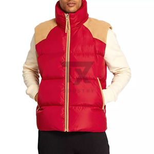 Vente en gros de gilets matelassés sans manches, vestes en duvet respirantes, gilets d'hiver pour hommes, matériau personnalisé pour garçons - Product Image 3