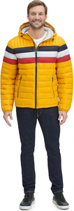Veste d'hiver pour homme, imperméable, coupe-vent, respirante, séchage rapide, unie, décontractée, fermeture éclair sur le devant, ultra-rembourrée, 320g, épaisse, à capuche - Product Image 5