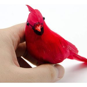 12 Pezzi di Uccelli Cardinali Rossi Artificiali con Clip, Decorazioni Natalizie per Albero, Uccelli Finti Decorativi - Product Image 3