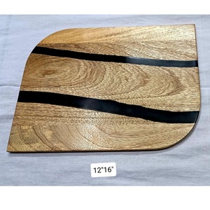 Planche à découper en bois de manguier et résine, écologique, compatible lave-vaisselle, pour usage en cuisine, prix de gros, pour fruits et légumes - Product Image 1