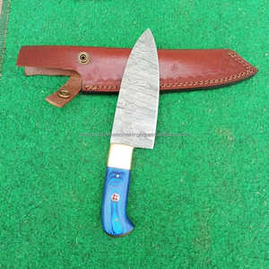 Cuchillo de Chef Japonés de Acero de Damasco, Hecho a Mano, Moderno, con Hoja Forjada, Orientación de Mano Ajustable, Ecológico, para Uso Diario en la Cocina - Product Image 3
