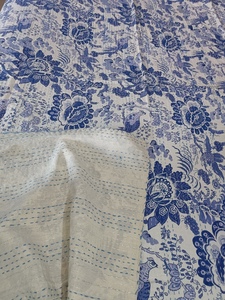 Cubrecama Floral con Estampado de Pájaros, Estilo Bohemio, Moderno, para Todas las Estaciones, de Mezclilla Estampada, con Relleno de Algodón Hecho a Mano, para Uso Doméstico - Product Image 6