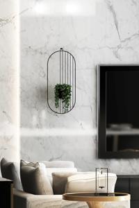 Elegante Marco de Metal Negro para Macetas con Maceta Incluida, Perfecto para Plantas de Interior, Decoración del Hogar, Dormitorio y Sala de Estar - Product Image 5