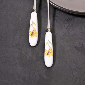 Golden Whisper Luxury Mini Metal Salad Forks Eco-Friendly Set of 2 for <b>Home</b> Kitchen Restaurant Use Back to School <b>Essential</b> - Product Image 2