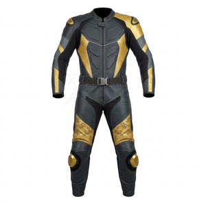 Traje de Motocicleta de Cuero de Alta Calidad para Hombre, Talla Grande, Transpirable, Resistente al Viento, Diseño Seguro, Construcción Duradera, Suave - Product Image 1