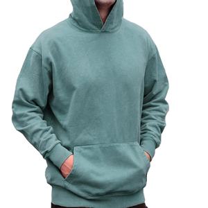 Acid Wash Hombres Sudadera con capucha Sudadera de gran tamaño Ropa de calle personalizada Vintage Hombres Heavyweight Hombres Sudaderas con capucha de algodón mezclado - Product Image 1