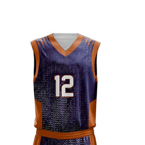 Uniformes de Baloncesto Personalizados de Fábrica OEM, Uniformes de Baloncesto Personalizados de Tela 100% Poliéster - Product Image 4