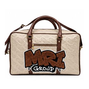 Wholesale Price Custom Genuine <b>Leather</b> Durable Polyester Lining Travel Vintage <b>Men</b> Duffle <b>Bag</b> Luxury High Quality Zipper Closure - Product Image 1
