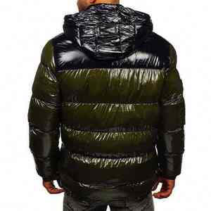 Vestes matelassées pour hommes, veste d'hiver matelassée pour temps froid, veste matelassée de haute qualité, respirante, pour hommes, OEM - Product Image 4