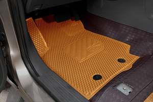 Alfombrillas de PVC para Auto, Serie Lux Azul, Diseño de Rejilla Premium, Antideslizantes, Resistentes, Personalizadas OEM ODM - Product Image 5
