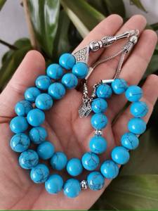 Tasbih islamique 99 perles en résine, Misbaha, chapelet de prière musulman fait main, Dhikr Rosary - Product Image 4