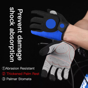 Premium Quality Full Finger Mountain Bicycle Sports Cycling Hot Sale Copper Sports Glove Touch Screen Bike Racing Gloves - Product Image 6