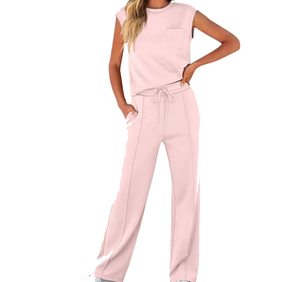 Chándal Ligero para Mujer, Talla Personalizada, Precio Económico, Nueva Llegada, Moda Casual, 100% Algodón Transpirable, Diseño 2 en 1, Felpa - Product Image 3