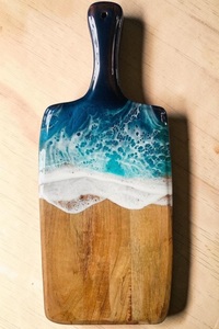 Planche à découper en bois de manguier artisanale en résine époxy de qualité supérieure Unicorn Handicrafts, design personnalisé, vente en gros - Product Image 2