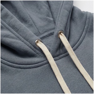 Conjunto Deportivo Informal de 2 Piezas Unisex Gris, Sudadera con Capucha y Pantalones Jogger de Algodón, Color Sólido, Pantalones Largos con Cordón Ajustable para Otoño - Product Image 4