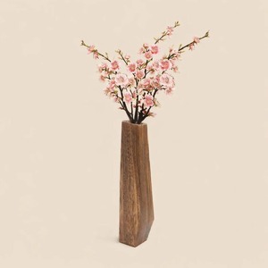 Jarrón de madera, decoración rústica para mesa, para interiores y exteriores - Product Image 3
