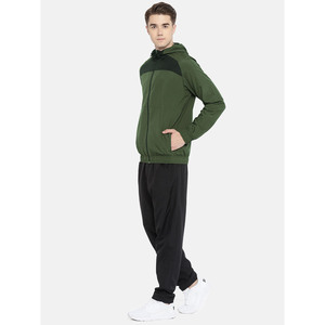 Ensemble de survêtement de sport deux pièces pour homme en coton épais de qualité supérieure, écologique, pour l'entraînement et le jogging, collection automne - Product Image 4