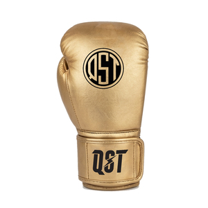 Professional Metallic Gold Boxing Training <b>Gloves</b> Premium Leather Sparring <b>Gloves</b> Muay Thai Kickboxing Custom Logo OEM Gear 16oz - Product Image 2