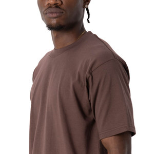 Camiseta Formal de Manga Corta con Cuello Redondo, Holgada, 100% Algodón, Estampada con Serigrafía, Marca OEM Personalizada al por Mayor para Hombre - Product Image 5