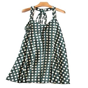 Collection d'été Sweet Cute Home Pyjamas Polka Dot Leopard Cotton Thermal Breathable Nightgown Comfortable Sleepwear Plus Sizes - Product Image 1
