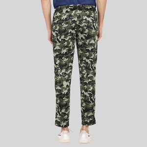 Pantalon de survêtement sport bleu quatre directions avec bande latérale, logo personnalisable, impression HD, délavage coloré, 100 % polyester, séchage rapide, tailles homme M/L/XL - Product Image 6