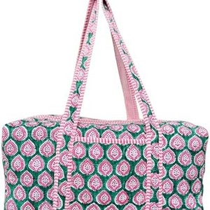 Nuevas Bolsas de Viaje Acolchadas de Algodón Hechas a Mano, Ligeras, Personalizables, Duraderas, Ecológicas, de Gran Capacidad, con Cierre de Cremallera - Product Image 2