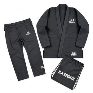 Uniforme de Entrenamiento BJJ Gis, Color Gris Carbón Oscuro, Corte Ergonómico, Sin Gi, Textil Premium - Product Image 1