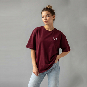 T-shirts surdimensionnés personnalisés avec logo OEM pour hommes, manches courtes, 100% coton, coupe ample, col rond, respirants, t-shirts de jogging pour hommes - Product Image 1
