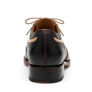 Best-Selling <b>Men's</b> Genuine Leather <b>Shoes</b> Pointed Toe Lace-up Solid Color Office Career All Seasons Export From Bangladesh - Product Image 5