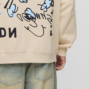 Sweat-shirts à capuche imprimés avec poches, en molleton de coton mélangé, confortables pour l'hiver, écologiques, à séchage rapide, avec design personnalisé, faible MOQ, en vente - Product Image 6