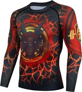<b>compression</b> <b>shirt</b> rash guard rashguard rashguard bjj bjj rash guard rash guard <b>for</b> <b>men</b> martial arts wear rash guard <b>for</b> man mma - Product Image 2