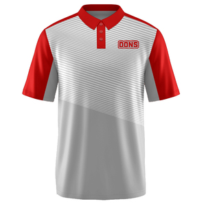 เสื้อโปโลแขนสั้นโพลีเอสเตอร์ 100% พิมพ์ลายแบบ Dye Sublimation พร้อมโลโก้และแบรนด์ตามสั่ง ดีไซน์ใหม่ปี 2026 - Product Image 5