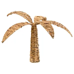 Decorative accents water hyacinth coconut tree shaped home art sculpture hand-woven handmade wholesale from Vietnam