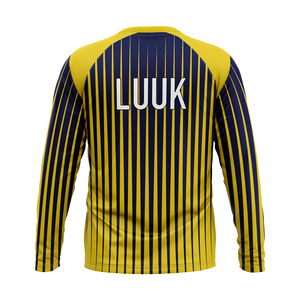 Camiseta Deportiva Personalizada para Hombre, Corte Regular, 100% Poliéster, Transpirable, Antibacteriana, Manga Larga, Secado Rápido, Compresión - Product Image 3